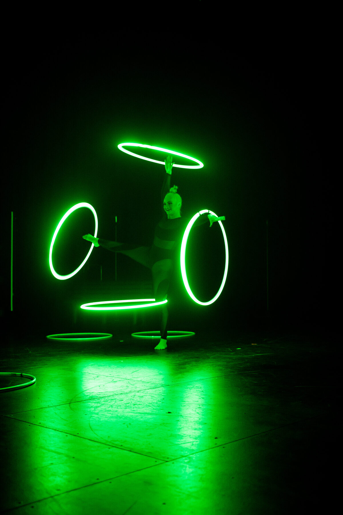 LED dance show at a Gold Coast corporate event