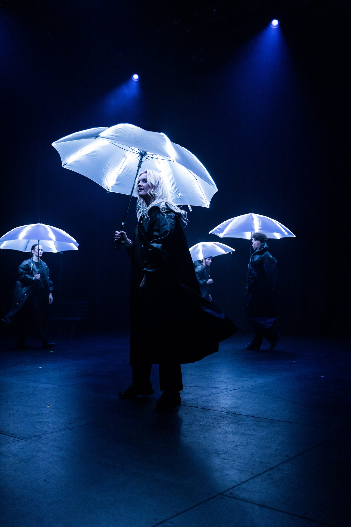 LED dancers performing on stage Brisbane